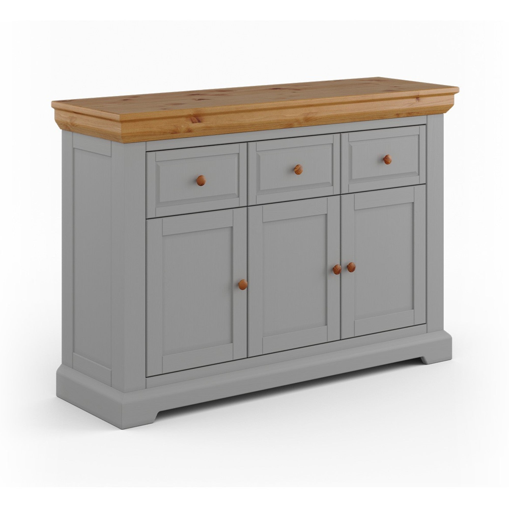 Komoda Marone 131x41 cm, Materijal: Masivna Borovina