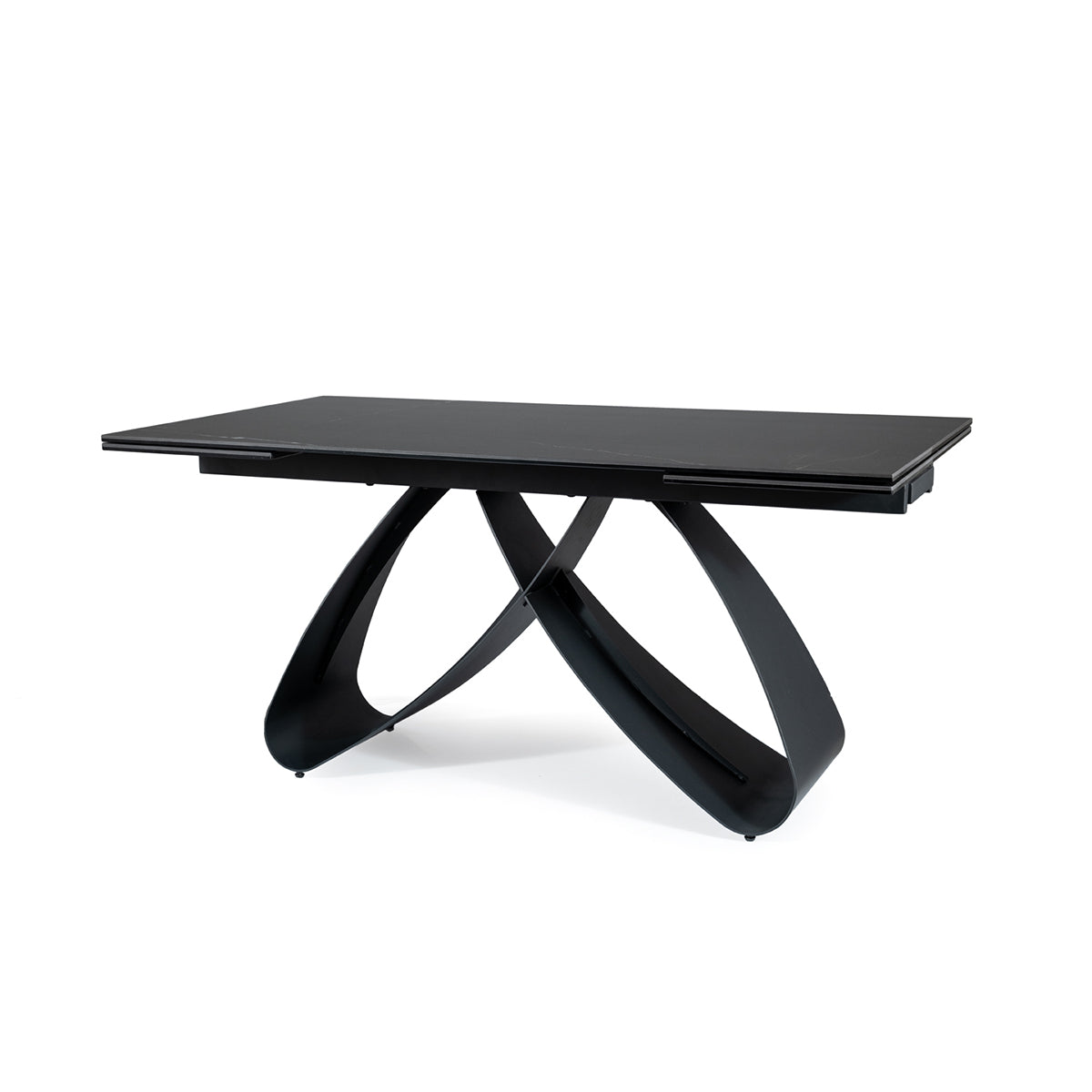 Blagovaonski stol Samanta 160/240x90cm, Materijal: Kaljeno staklo, Keramika