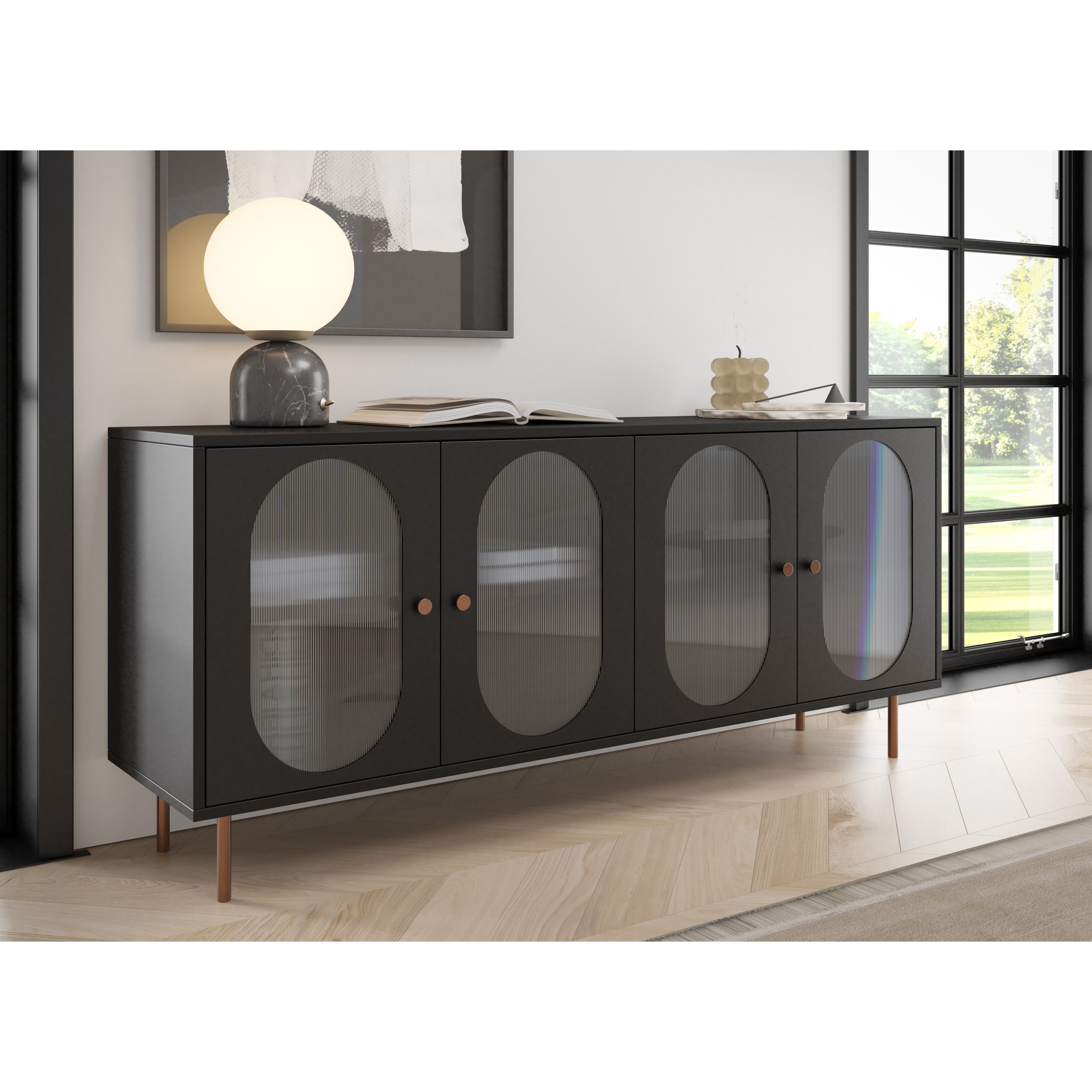 Komoda Velvet 164.5x42cm, Materijal: Laminirana ploča