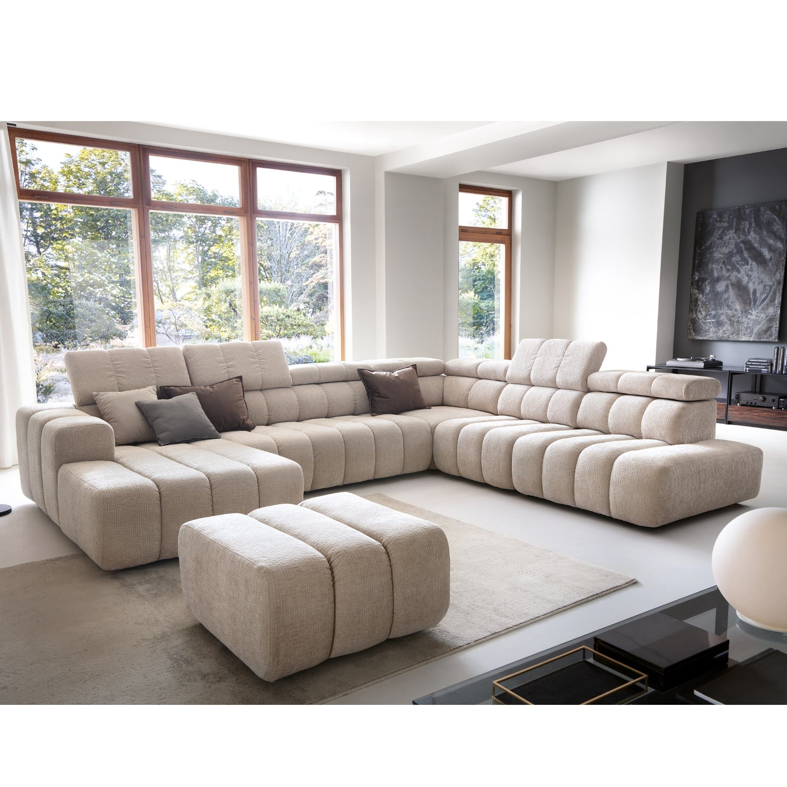 Modularna garnitura Zürich, Materijal: Mogućnost izbora