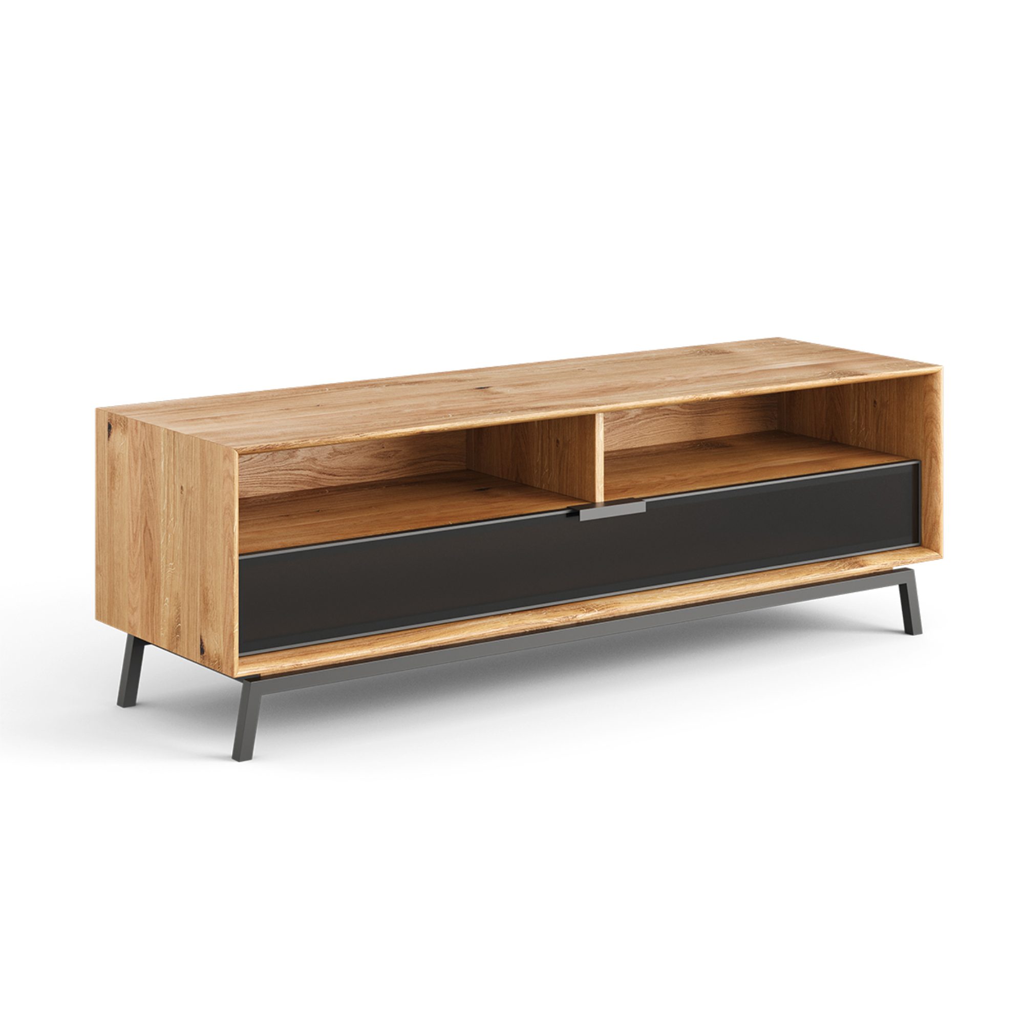 TV Komoda Modern Loft  160x50cm, Materijal: Masivno Drvo Hrast