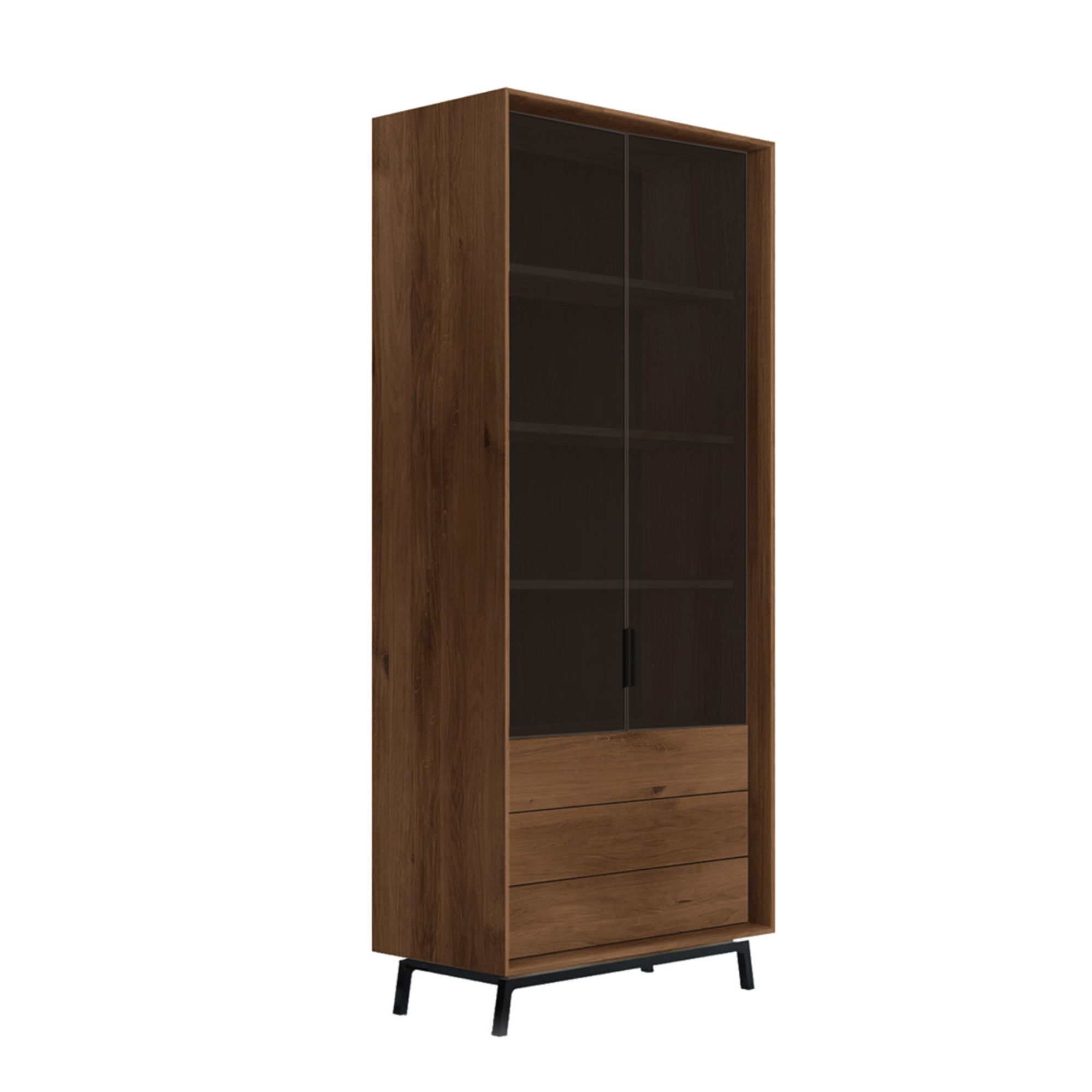 Vitrina Modern Loft 45x200cm, Materijal: Masivno Drvo Hrast