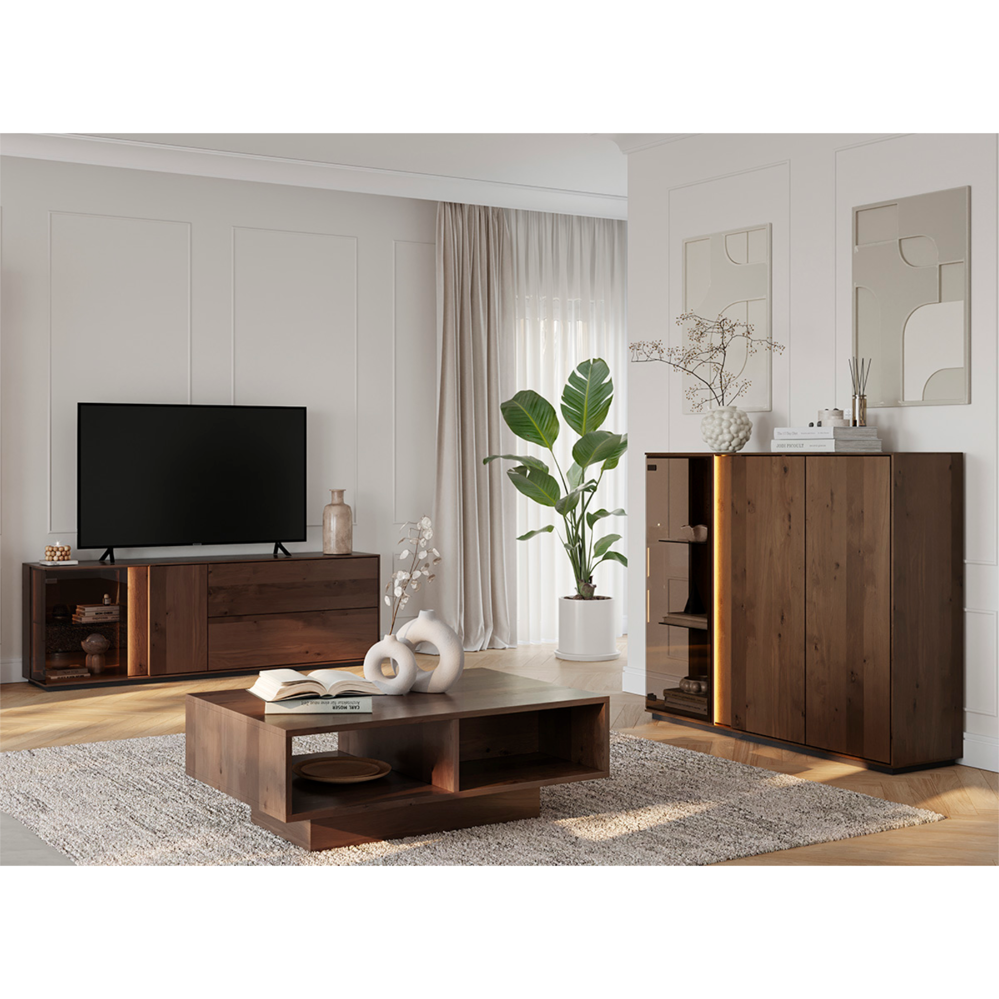 Klub stolić Collodi 110x70cm, Materijal: Masivno Drvo Hrast