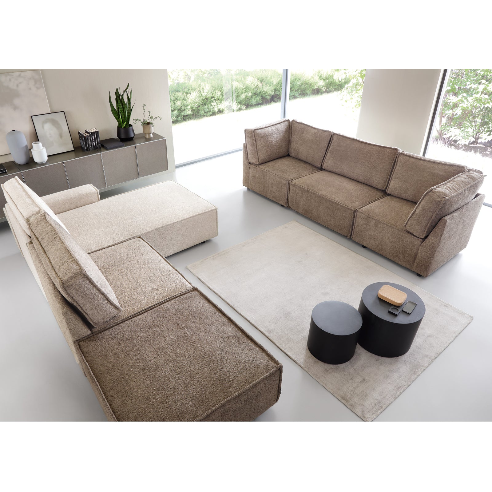 Modularna garnitura Domo, Materijal: Mogućnost izbora