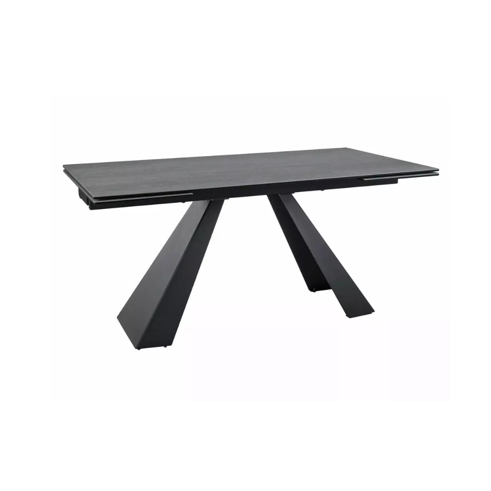 Blagovaonski stol Salvadore 160/240x90cm, Materijal: Kaljeno staklo/Keramika