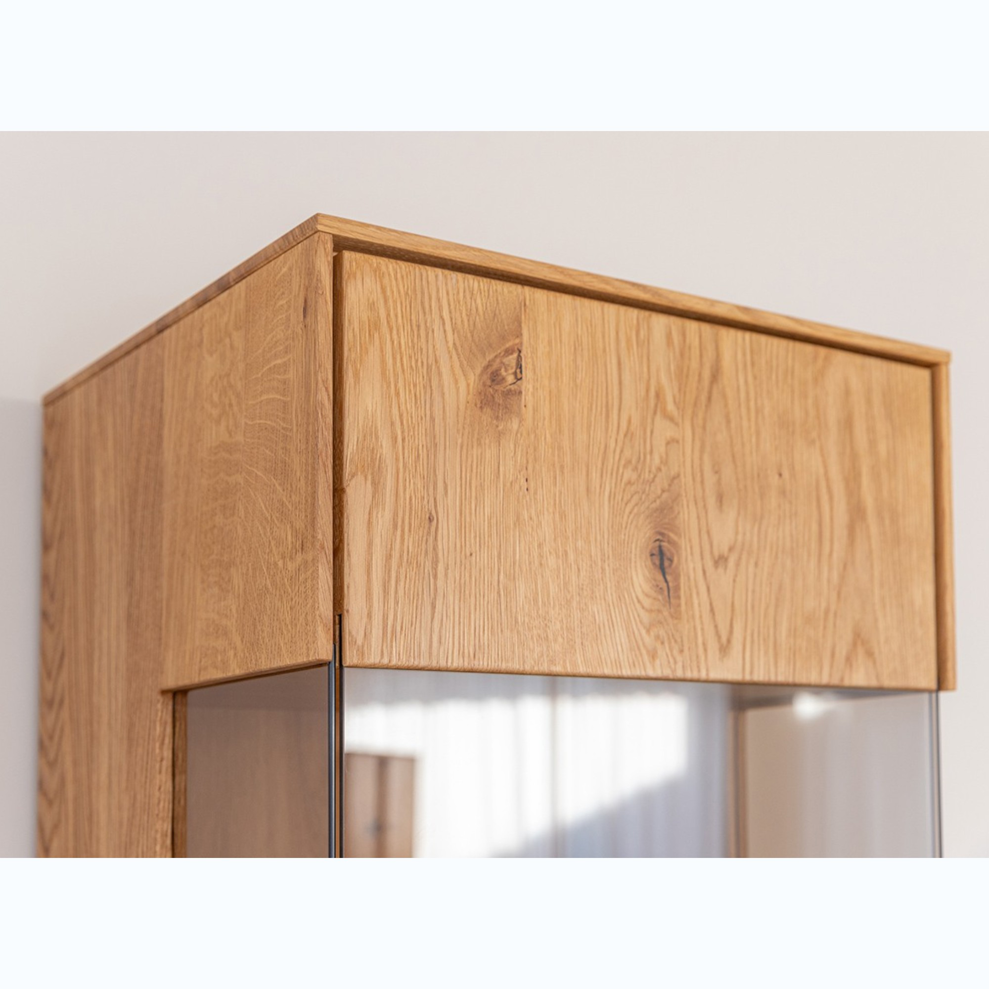Vitrina Collodi 43x205cm, Materijal: Masivno Drvo Hrast