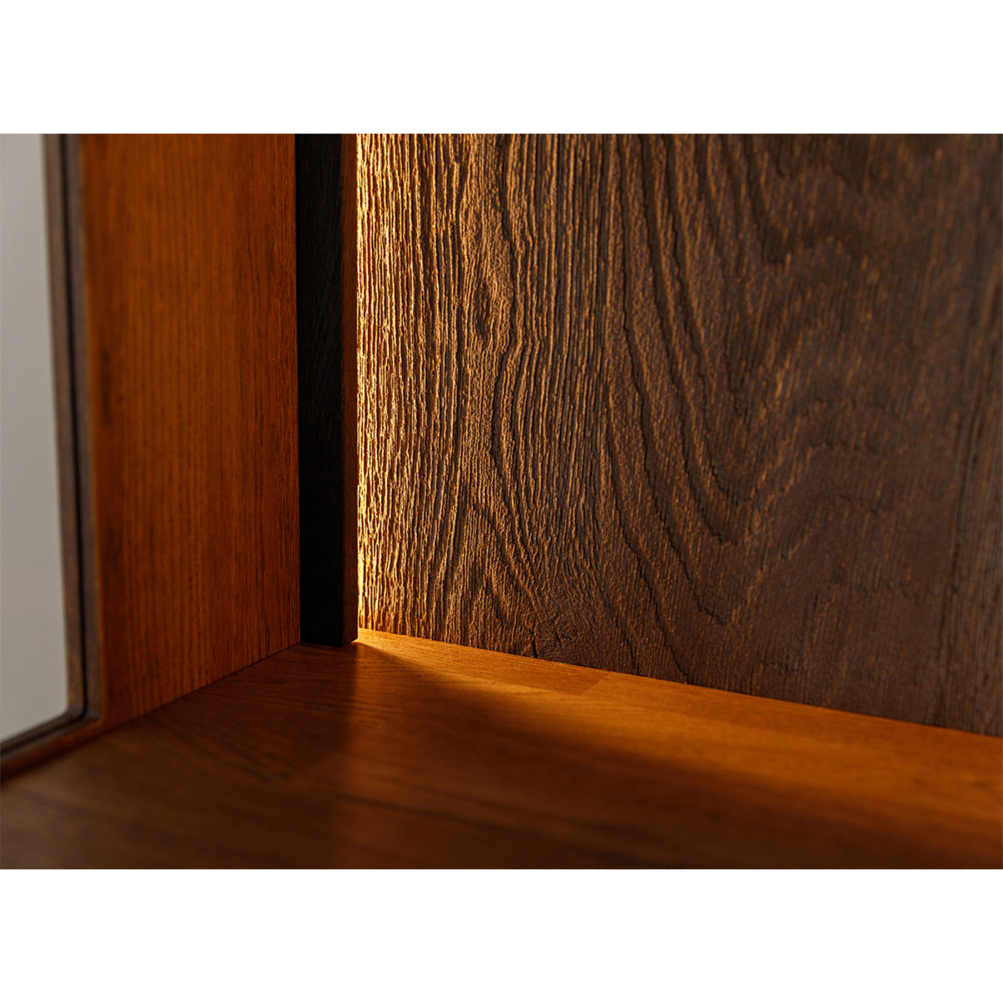 Vitrina Collodi 43x205cm, Materijal: Masivno Drvo Hrast