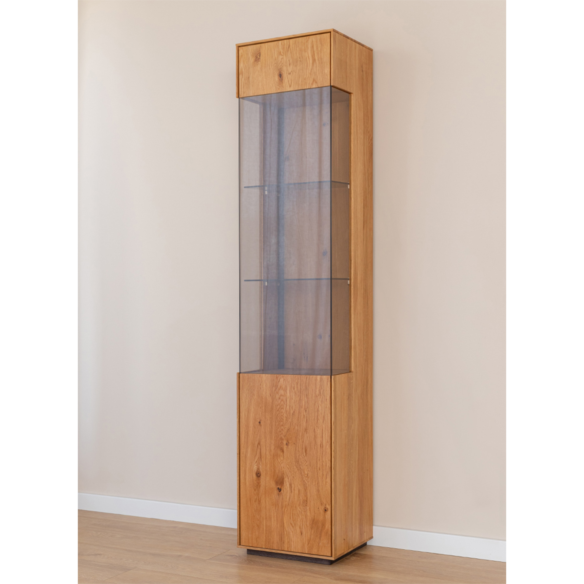 Vitrina Collodi 43x205cm, Materijal: Masivno Drvo Hrast