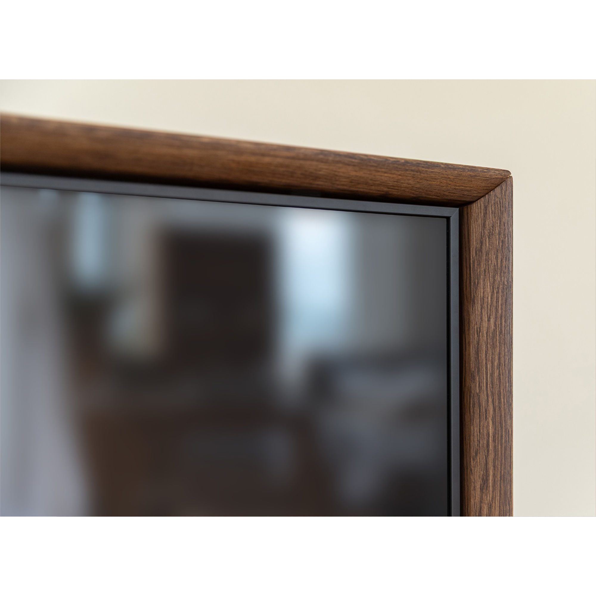 Komoda Modern Loft 101x45cm Sa Staklom, Materijal: Masivno Drvo Hrast