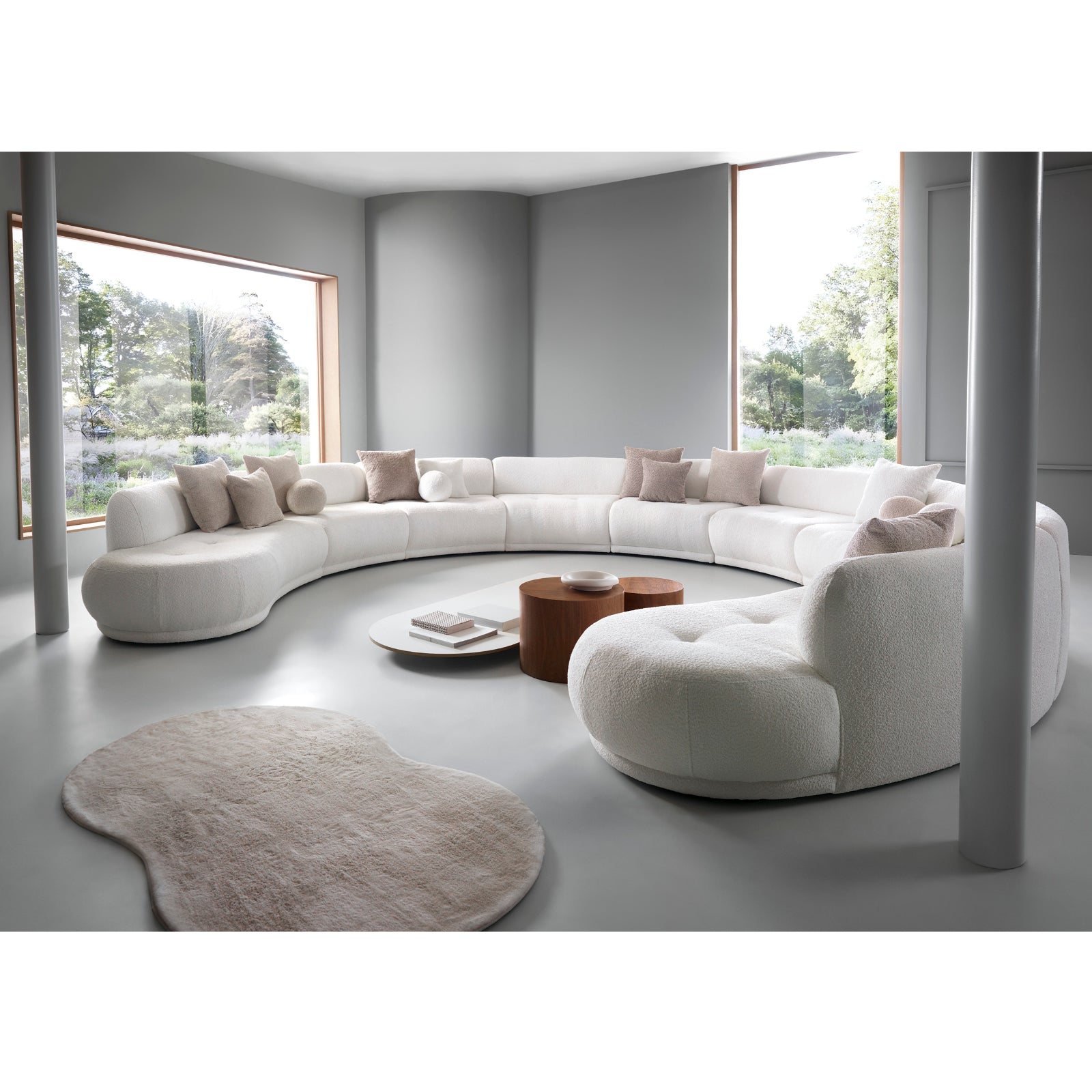 Modularna garnitura Gio, Materijal: Mogućnost izbora