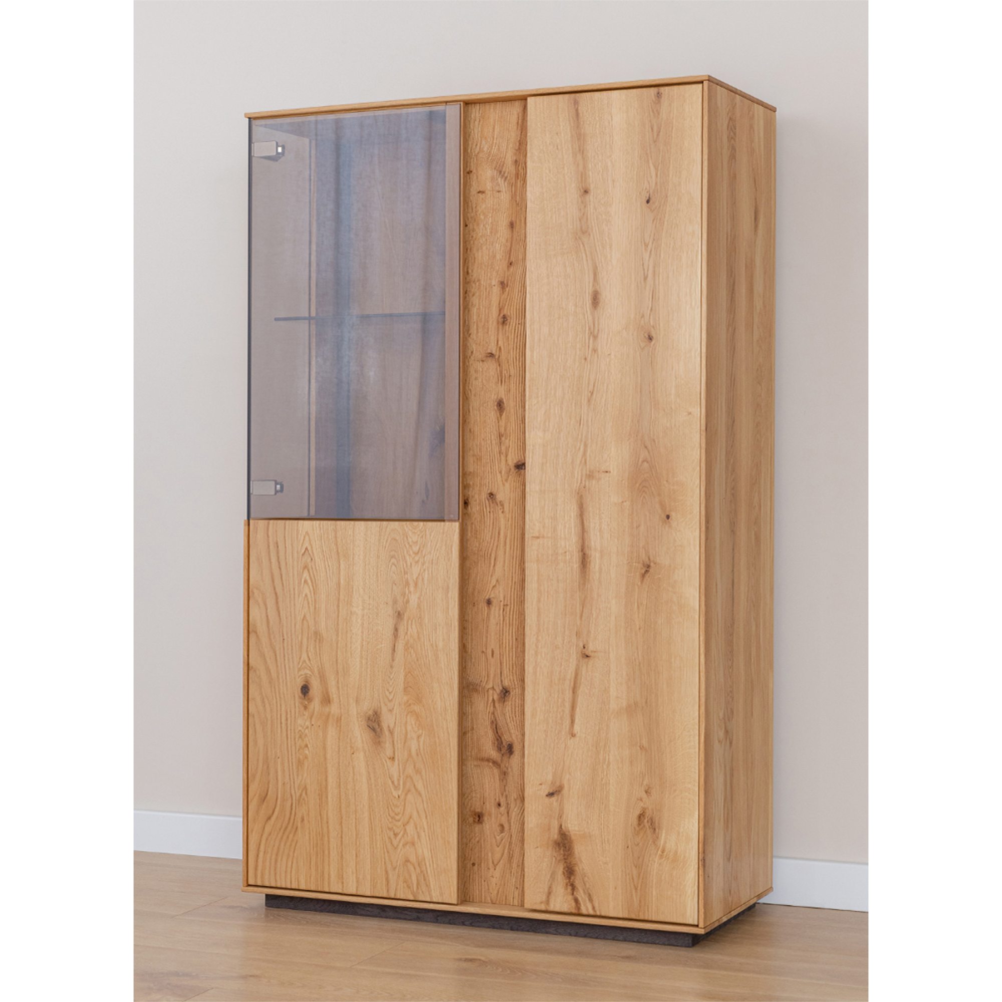 Vitrina Collodi 85x140cm, Materijal: Masivno Drvo Hrast