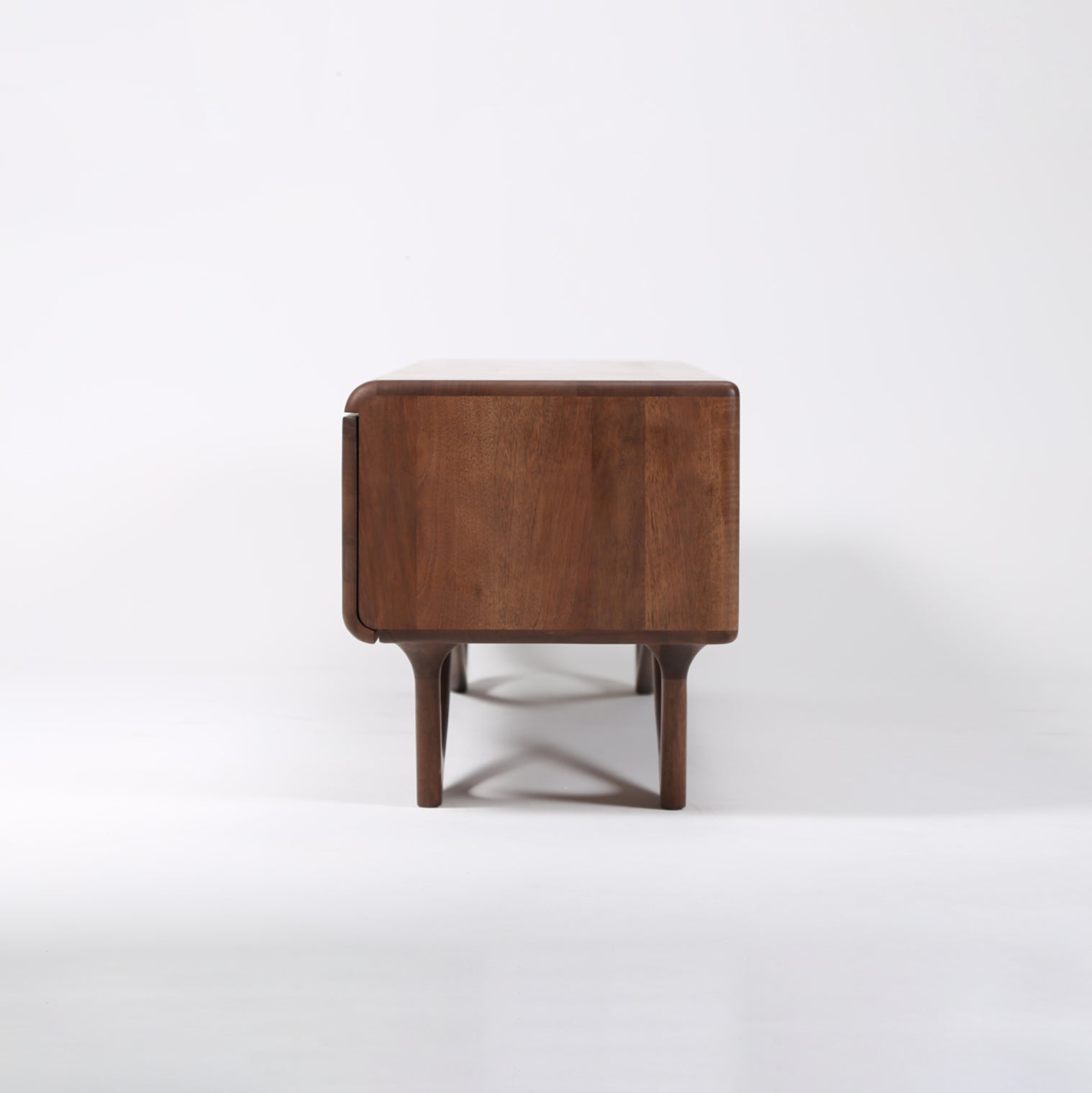 Tv Komoda Antoni 160x45cm, Materijal: Puno drvo Orah