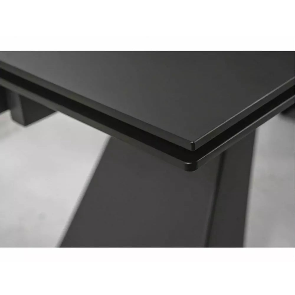 Blagovaonski stol Salvadore 160/240x90cm, Materijal: Kaljeno staklo