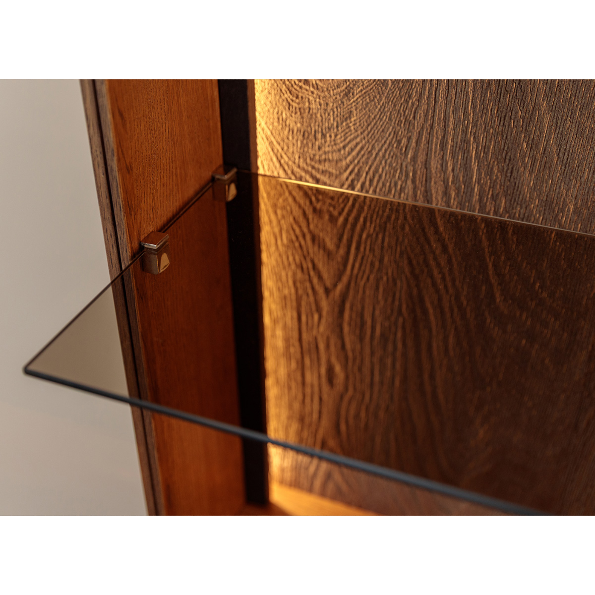 Vitrina Collodi 43x205cm, Materijal: Masivno Drvo Hrast