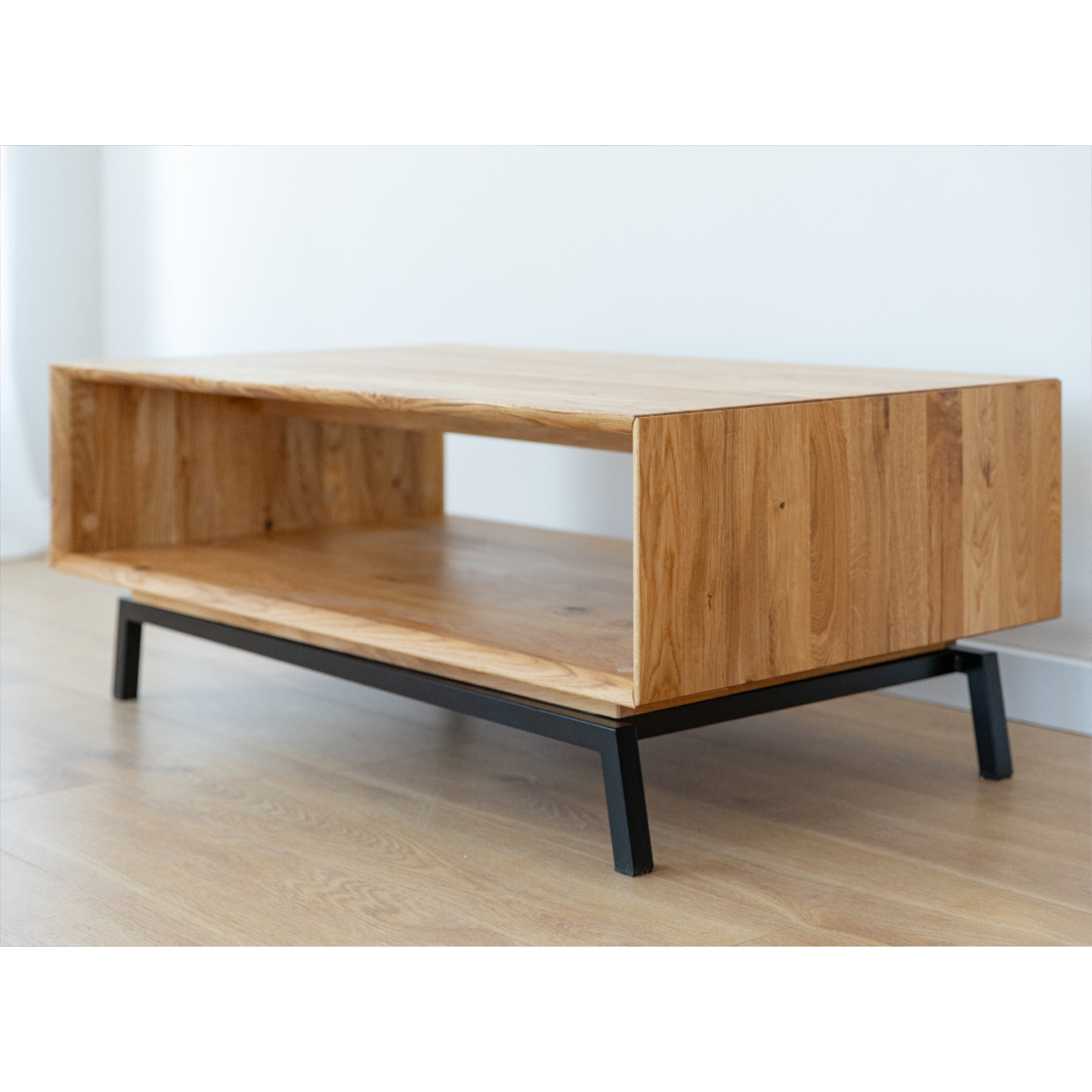 Klub stolić Modern Loft 100,50x60cm, Materijal: Masivno Drvo Hrast