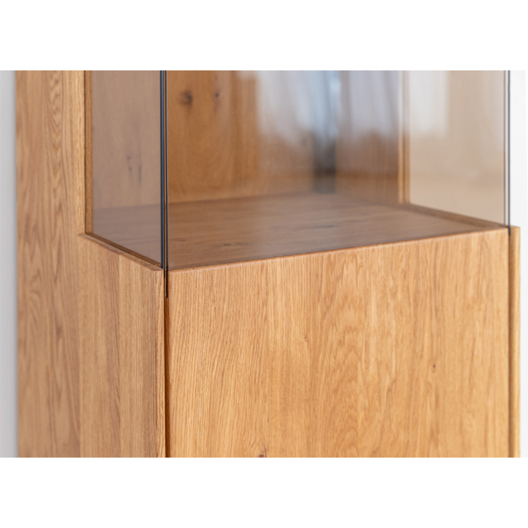 Vitrina Collodi 43x205cm, Materijal: Masivno Drvo Hrast