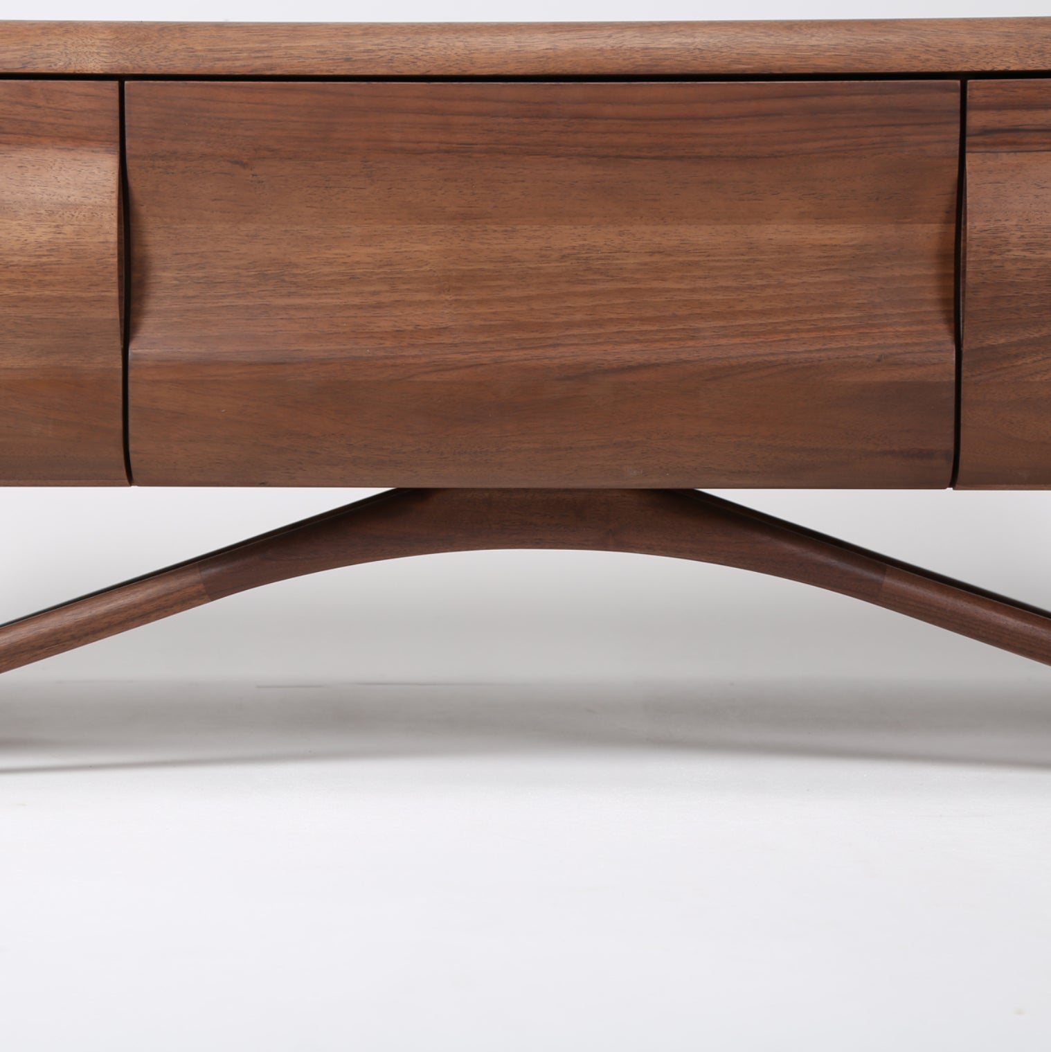 Tv Komoda Antoni 160x45cm, Materijal: Puno drvo Orah