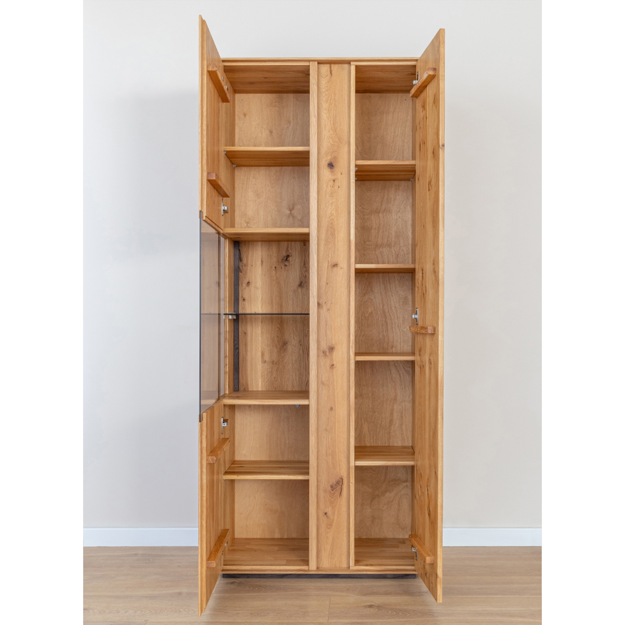 Vitrina Collodi 84,50x205cm, Materijal: Masivno Drvo Hrast
