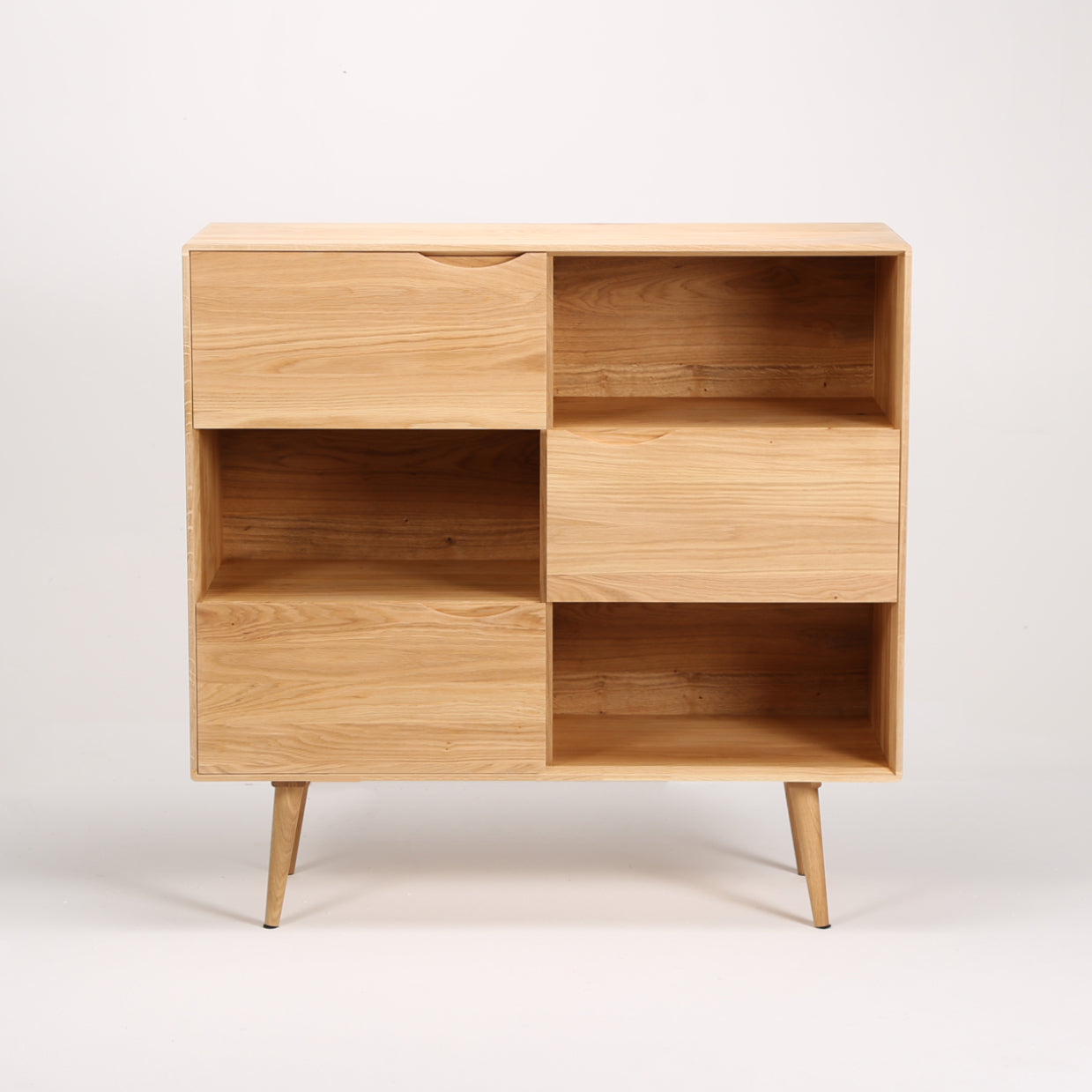 Komoda Primo Alta 107.4x81.1cm, Materijal: Puno drvo Hrast