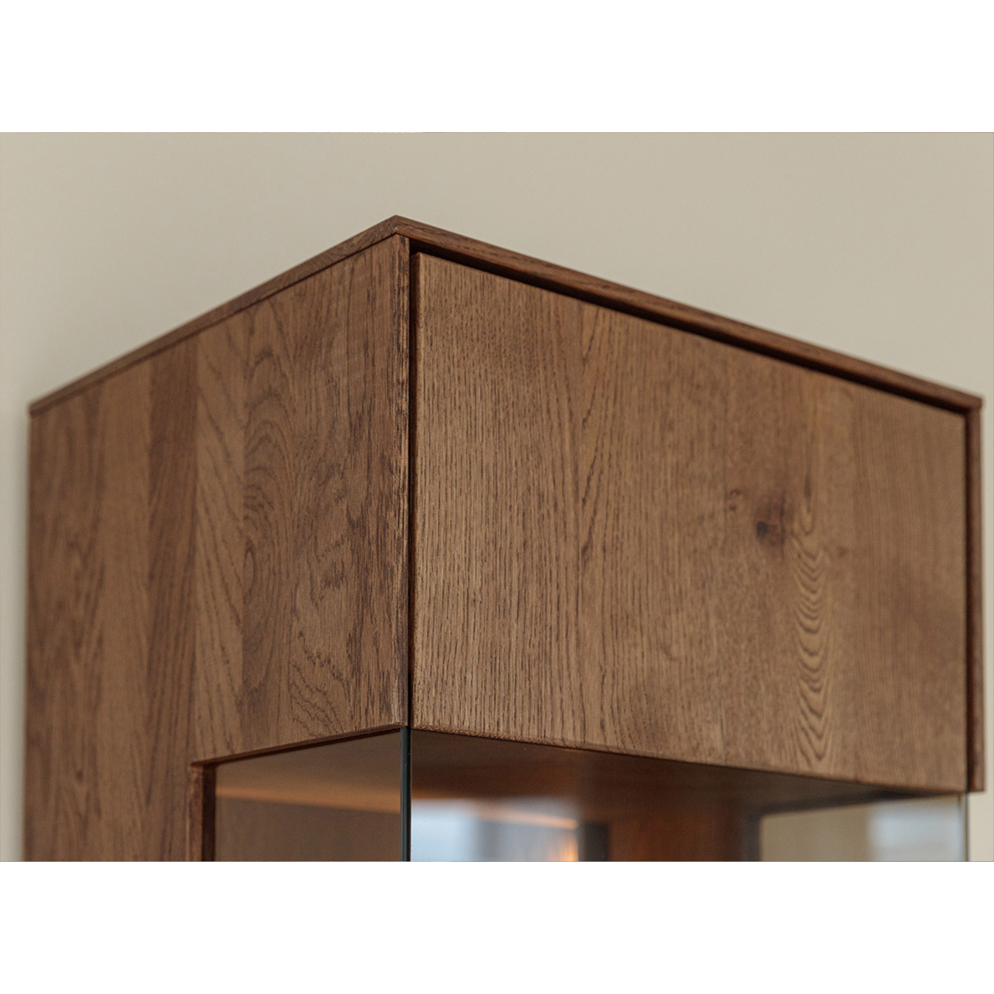 Vitrina Collodi 43x205cm, Materijal: Masivno Drvo Hrast