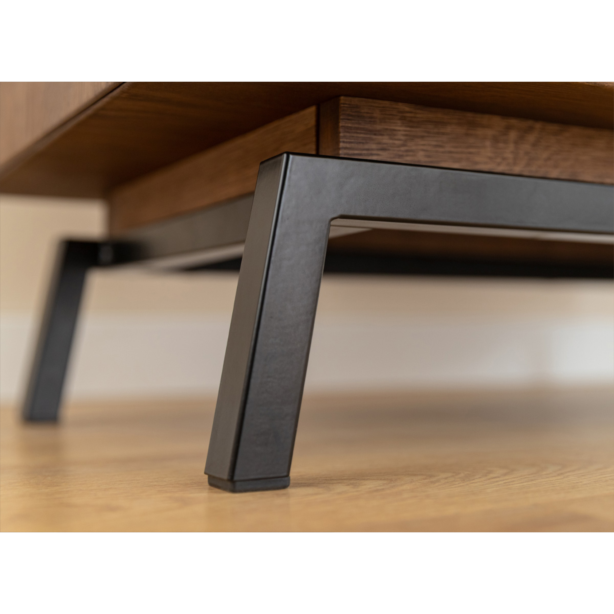 Komoda Modern Loft 120,50x45cm Sa Staklom, Materijal: Masivno  Drvo Hrast