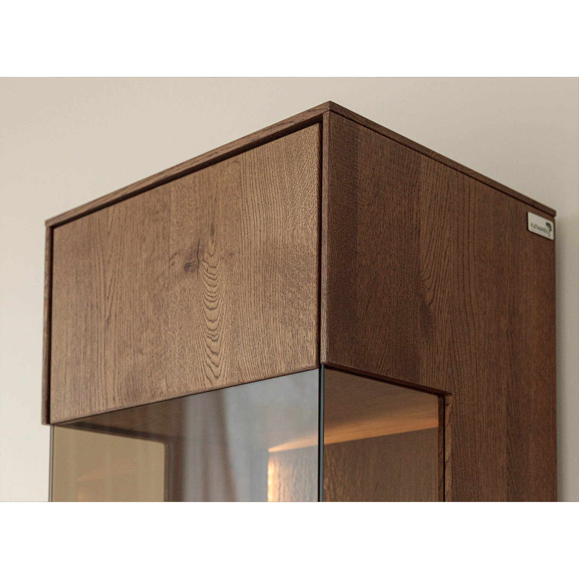 Vitrina Collodi 43x205cm, Materijal: Masivno Drvo Hrast