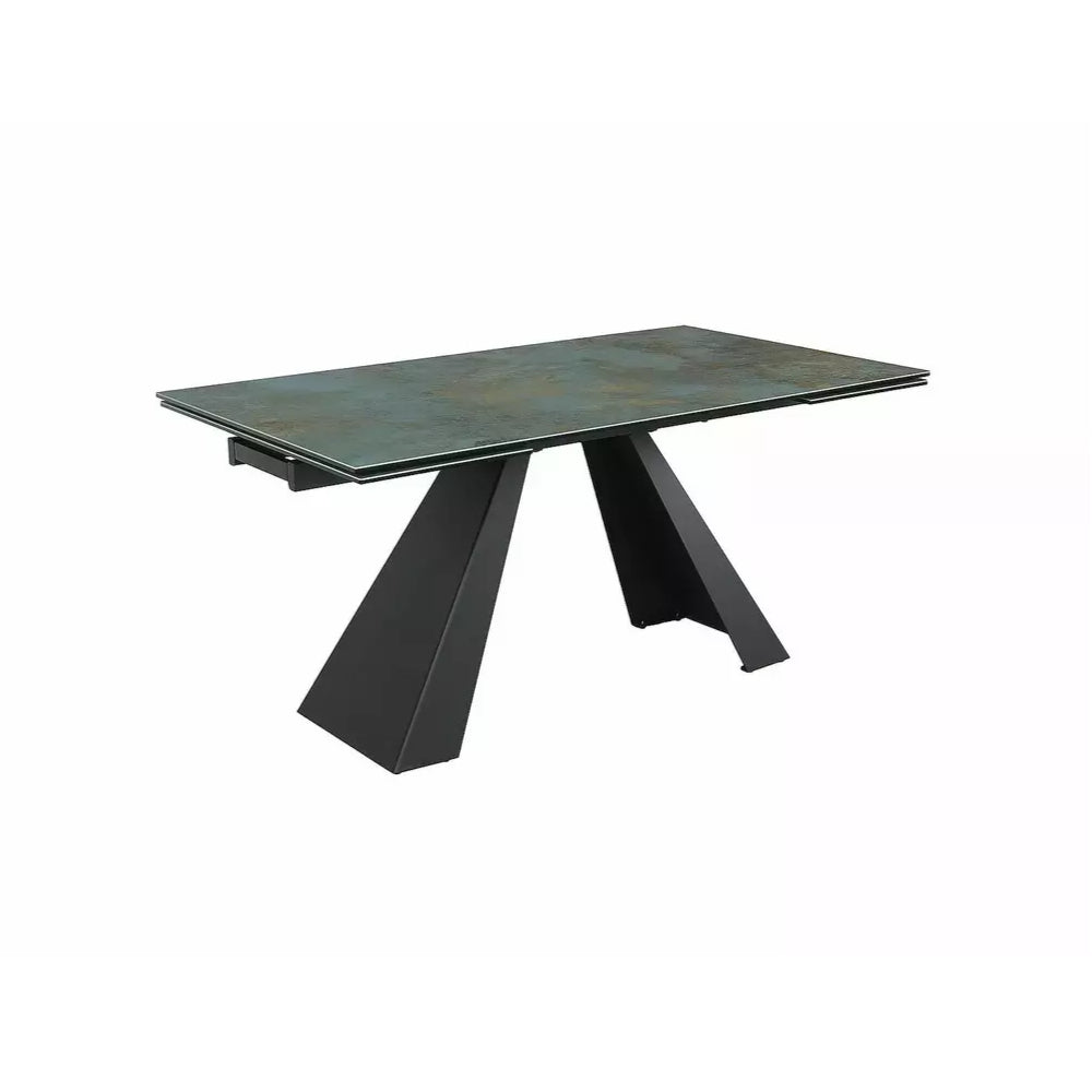 Blagovaonski stol Salvadore 160/240x90cm, Materijal: Kaljeno staklo/Keramika