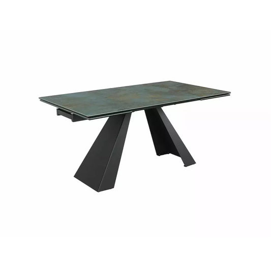 Blagovaonski stol Salvadore 160/240x90cm, Materijal: Kaljeno staklo/Keramika