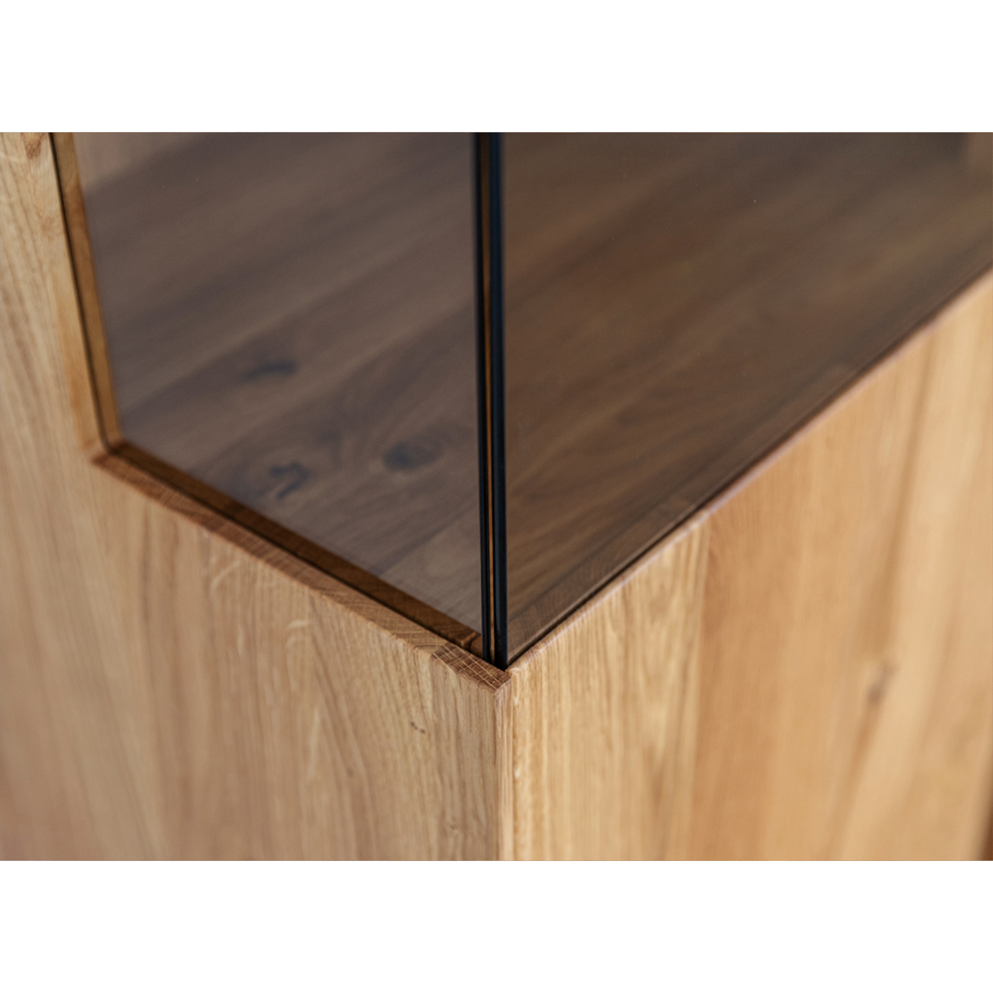 Vitrina Collodi 84,50x205cm, Materijal: Masivno Drvo Hrast