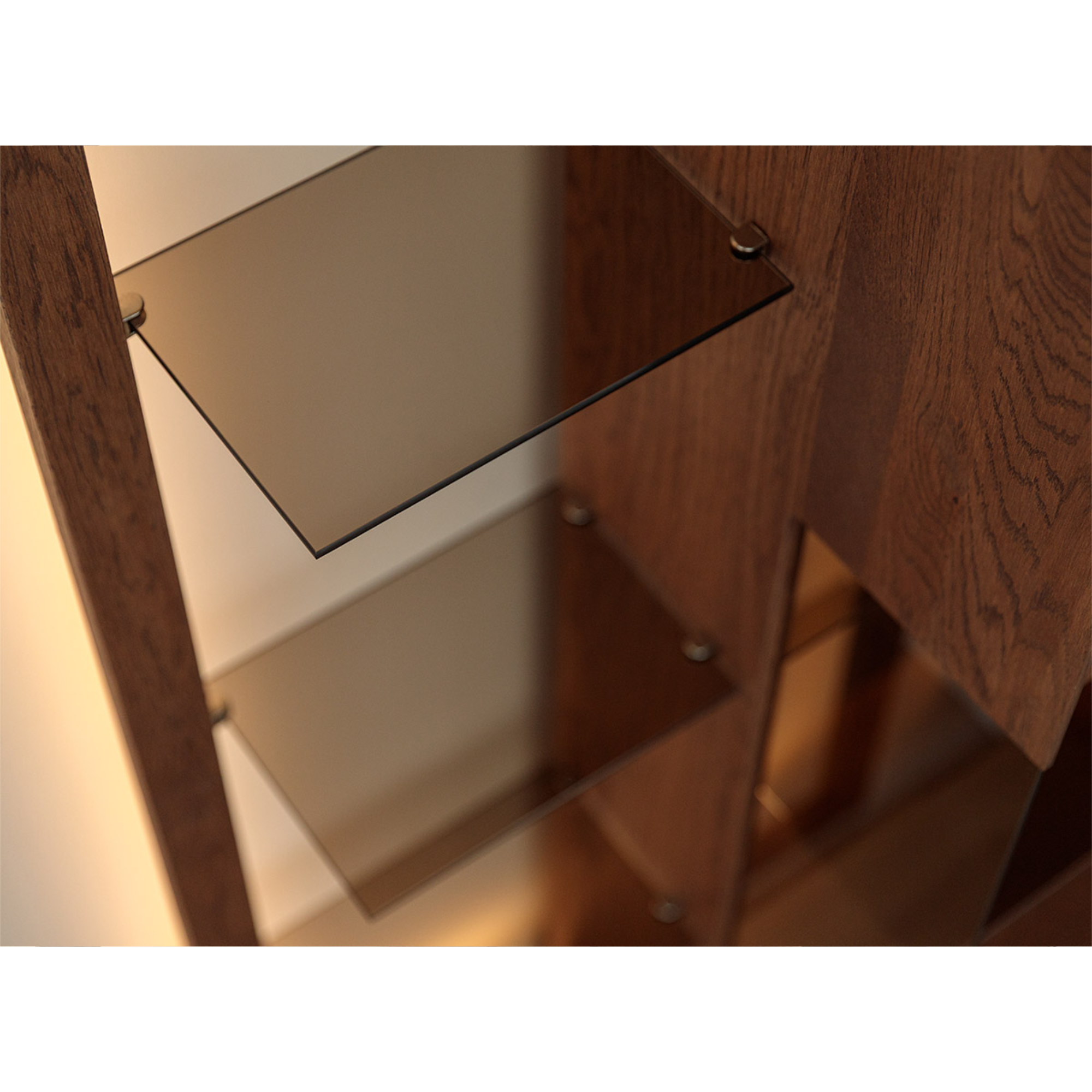 Vitrina Collodi 73x195cm, Materijal: Masivno Drvo Hrast