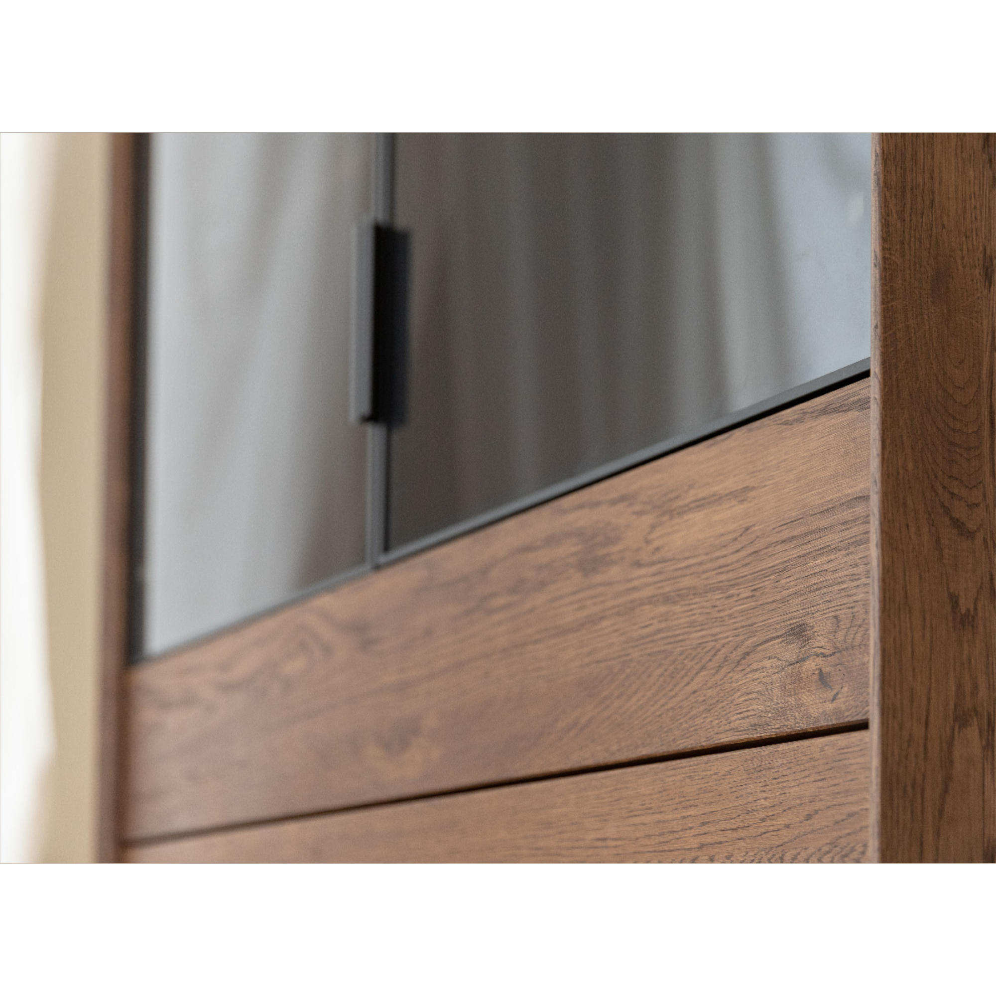 Vitrina Modern Loft 45x200cm, Materijal: Masivno Drvo Hrast