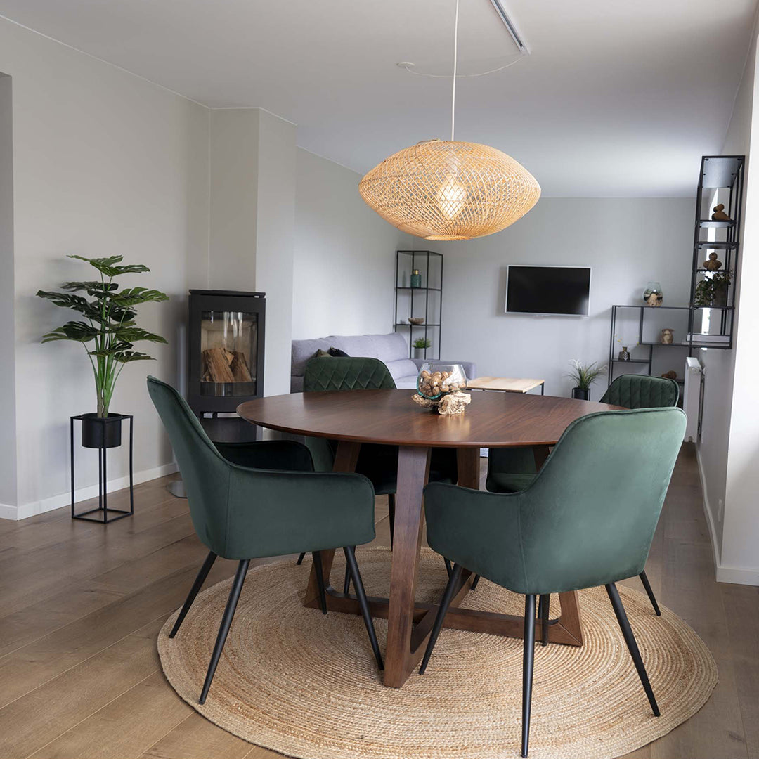 Blagovaonska stolica Harbo, Materijal:baršun