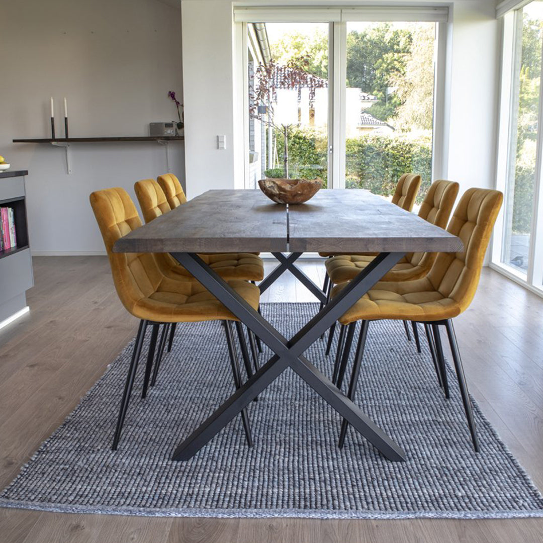 Fiksni stol Toulon 95x200x75cm, Materijal: Hrast