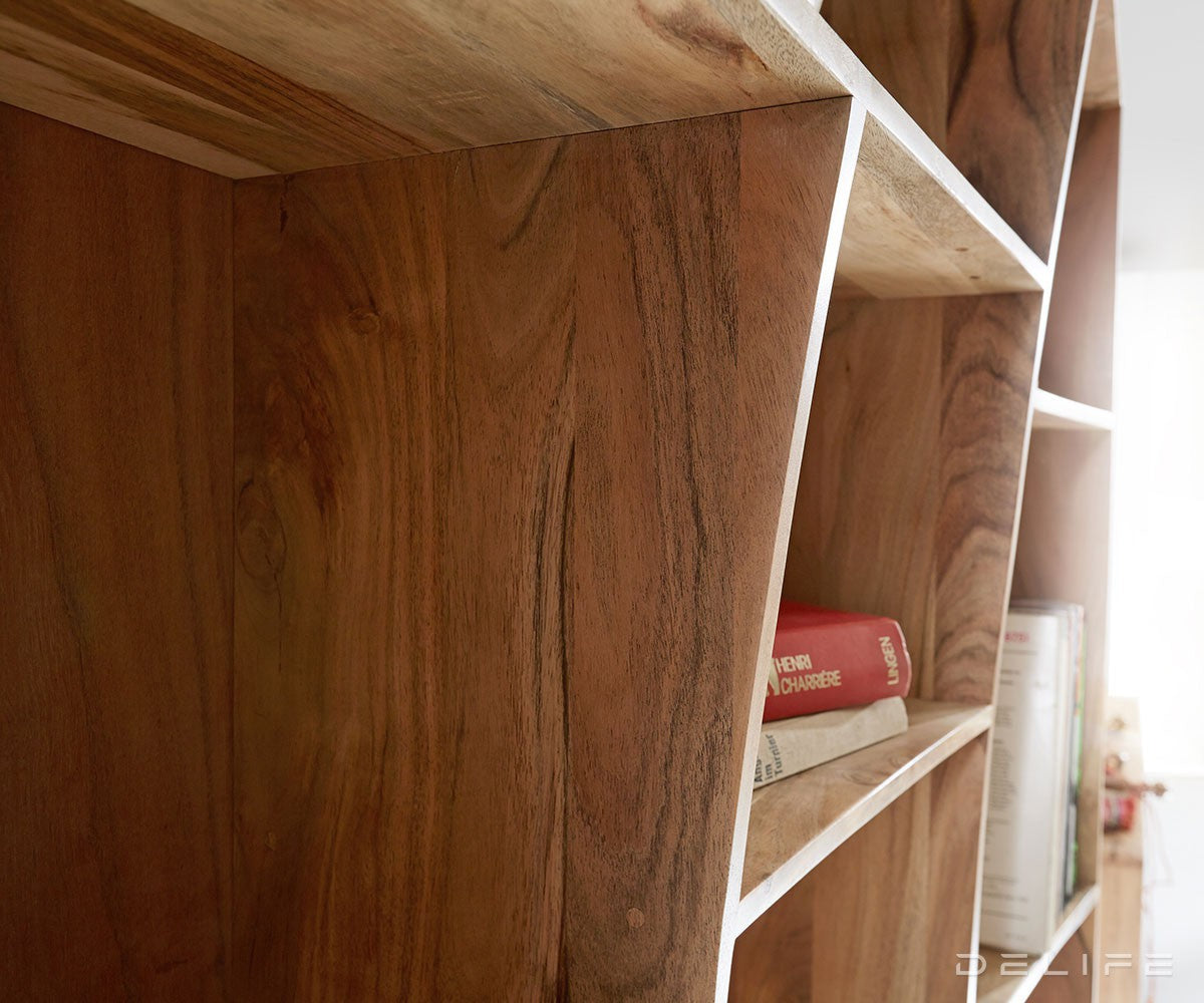 Poličar Live-Edge 120cm, desno, Materijal: Bagrem