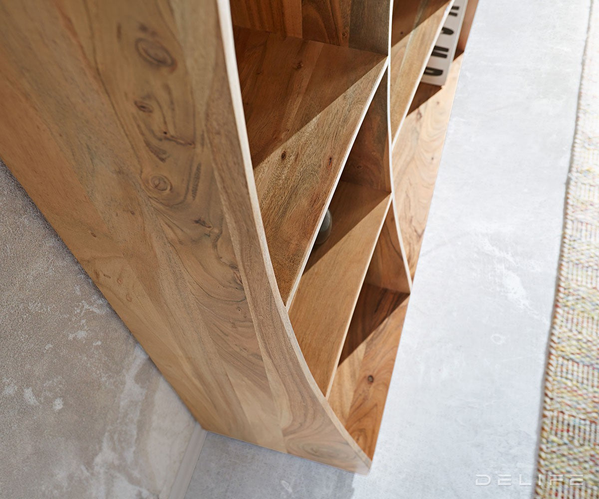 Set 2 poličara Live-Edge 242cm, Materijal: Bagrem