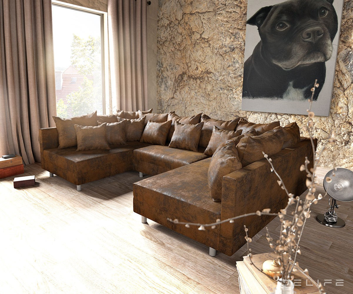 Kutna garnitura Clovis 300x185cm, Materijal: Mikrovelur