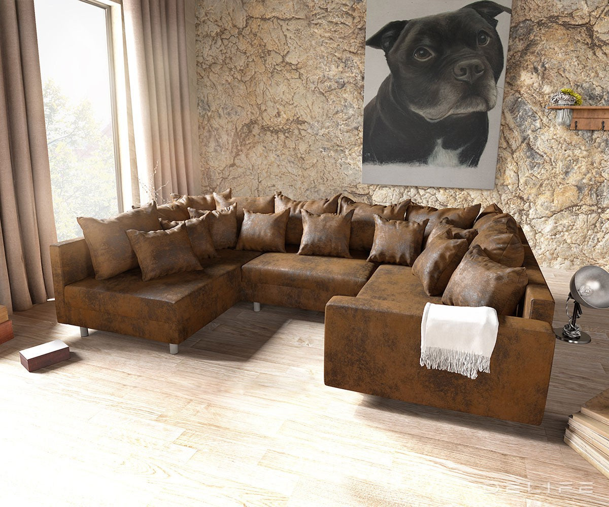 Kutna garnitura Clovis 300x200cm, Materijal: Mikrovelur