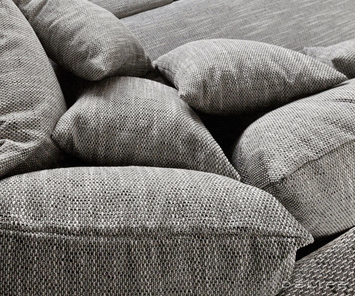 Kutna garnitura Clovis 200x200cm, Materijal: Strukturirana tkanina