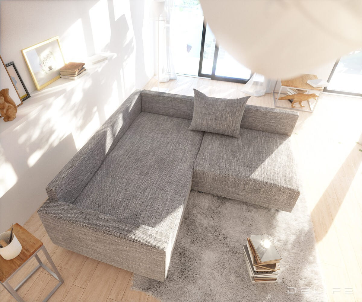 Kutna garnitura Clovis 200x200cm, Materijal: Strukturirana tkanina