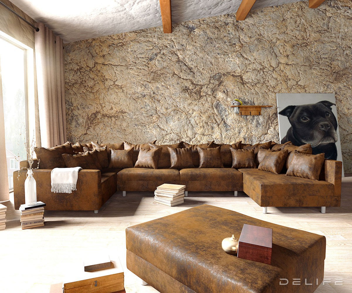 Kutna garnitura Clovis XL 400x185cm, Materijal: Mikrovelur