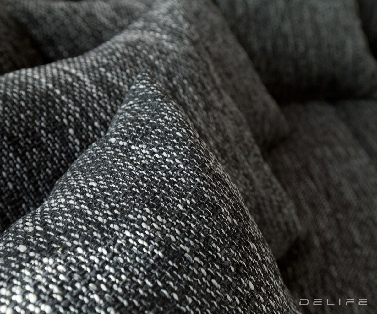 Kutna garnitura XXL Clovis 400x375cm, Materijal: Strukturirana tkanina/Umjetna koža