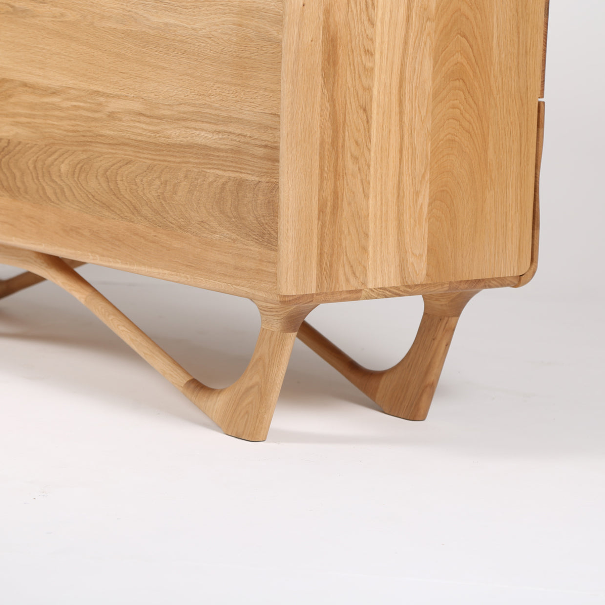 Komoda Antoni Alto 160x96cm, Materijal: Puno drvo Hrast
