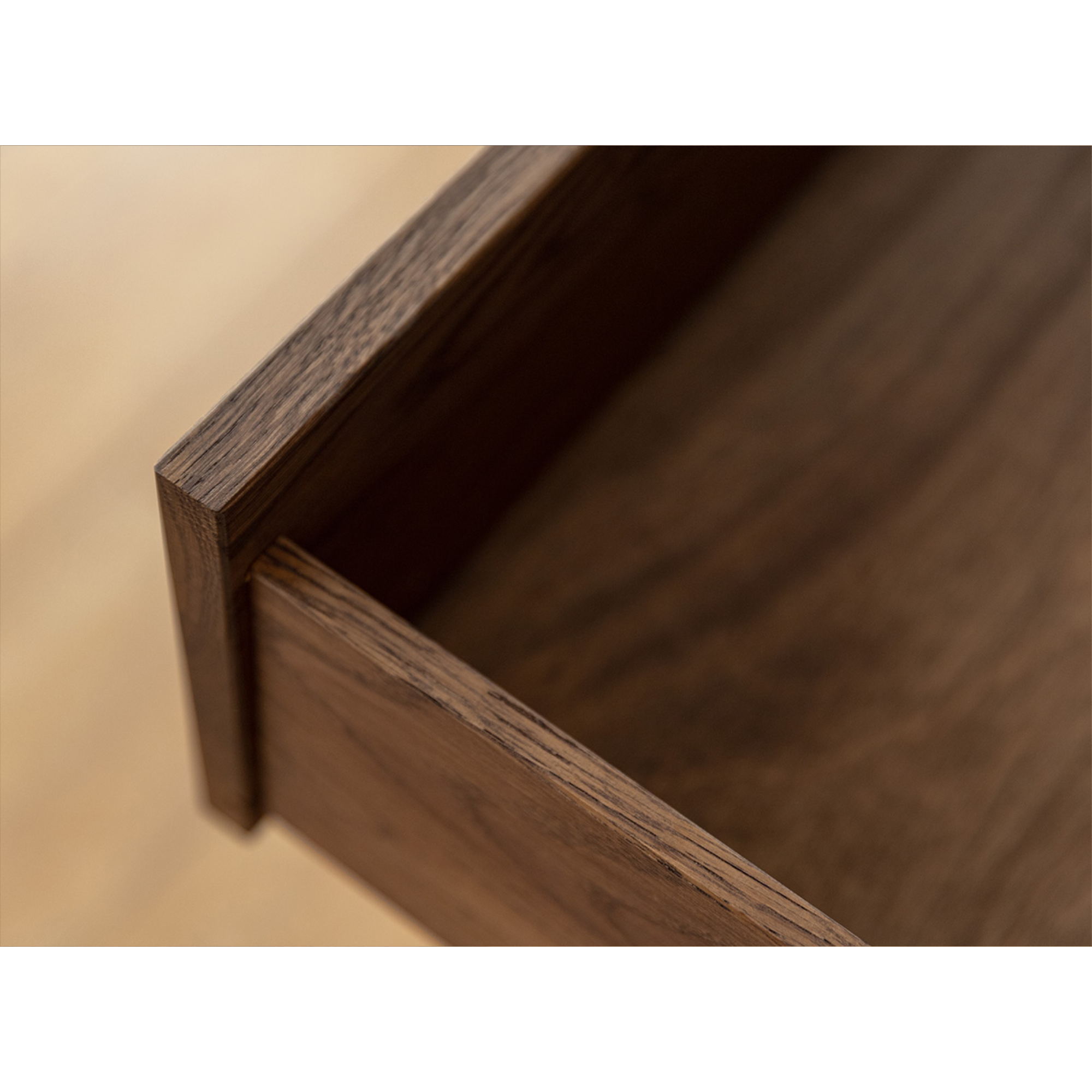 Komoda Modern Loft 120,50x45cm Sa Staklom, Materijal: Masivno  Drvo Hrast