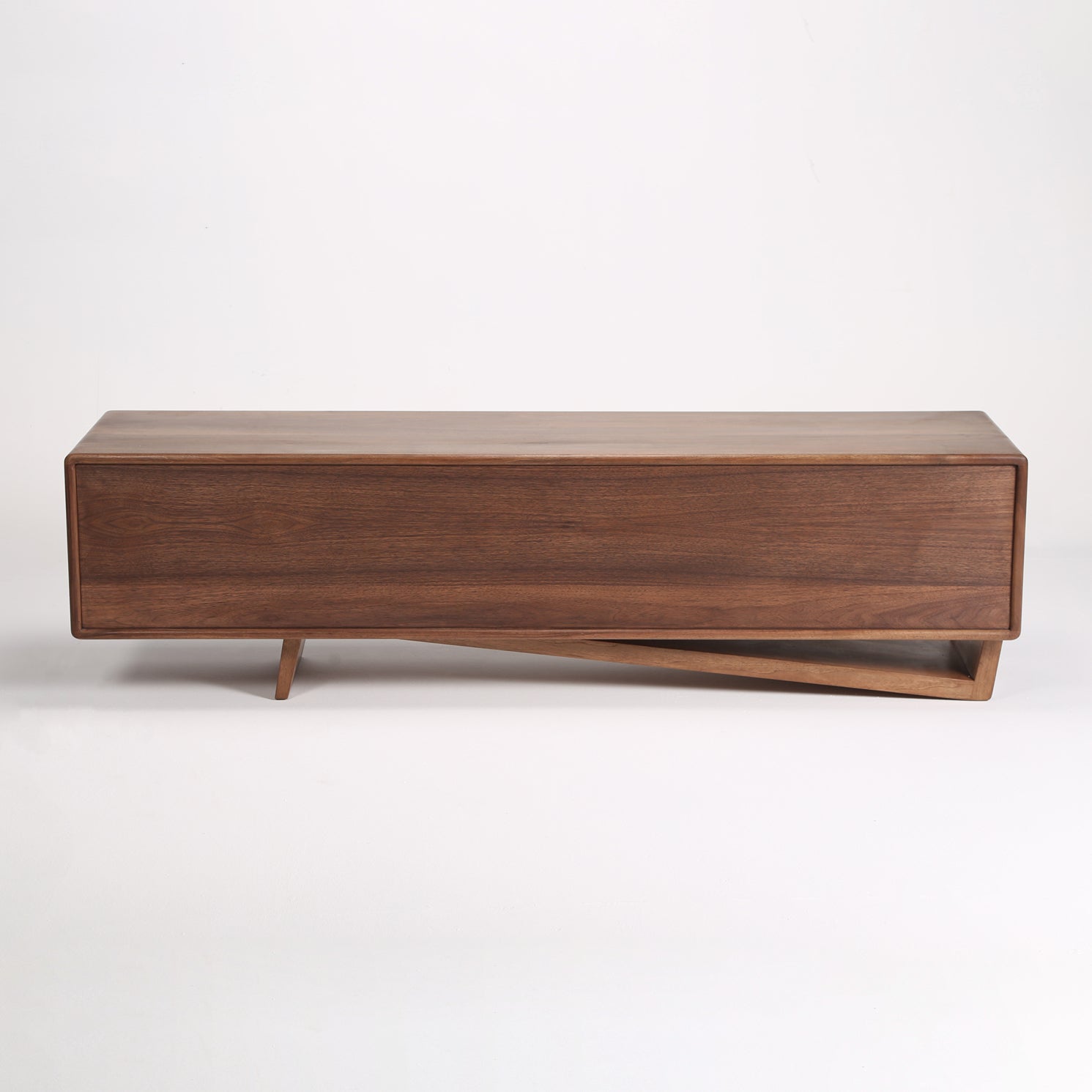 Tv Komoda Linea 180x44.5cm, Materijal: Puno drvo Orah