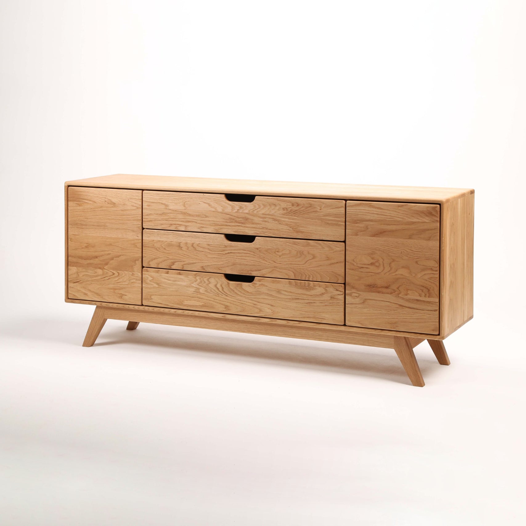 Tv Komoda Modena 180x45cm, Materijal: Puno drvo Hrast