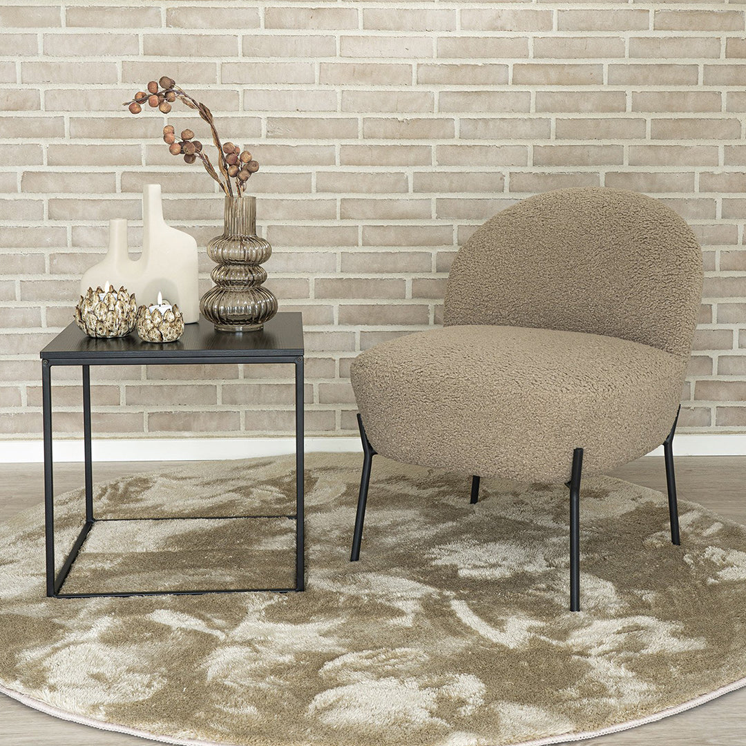 Fotelja Merida, Materijal: Umjetna janjeća koža