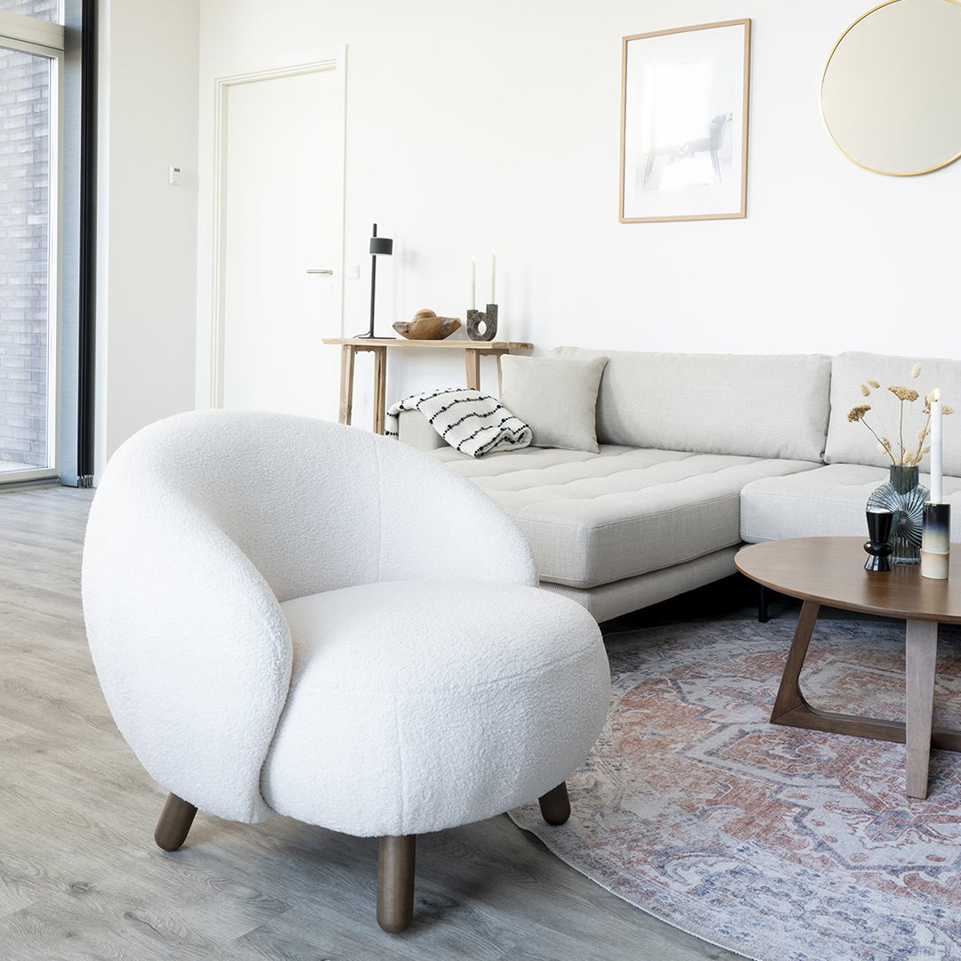 Fotelja Savona, Materijal: Umjetna janjeća koža