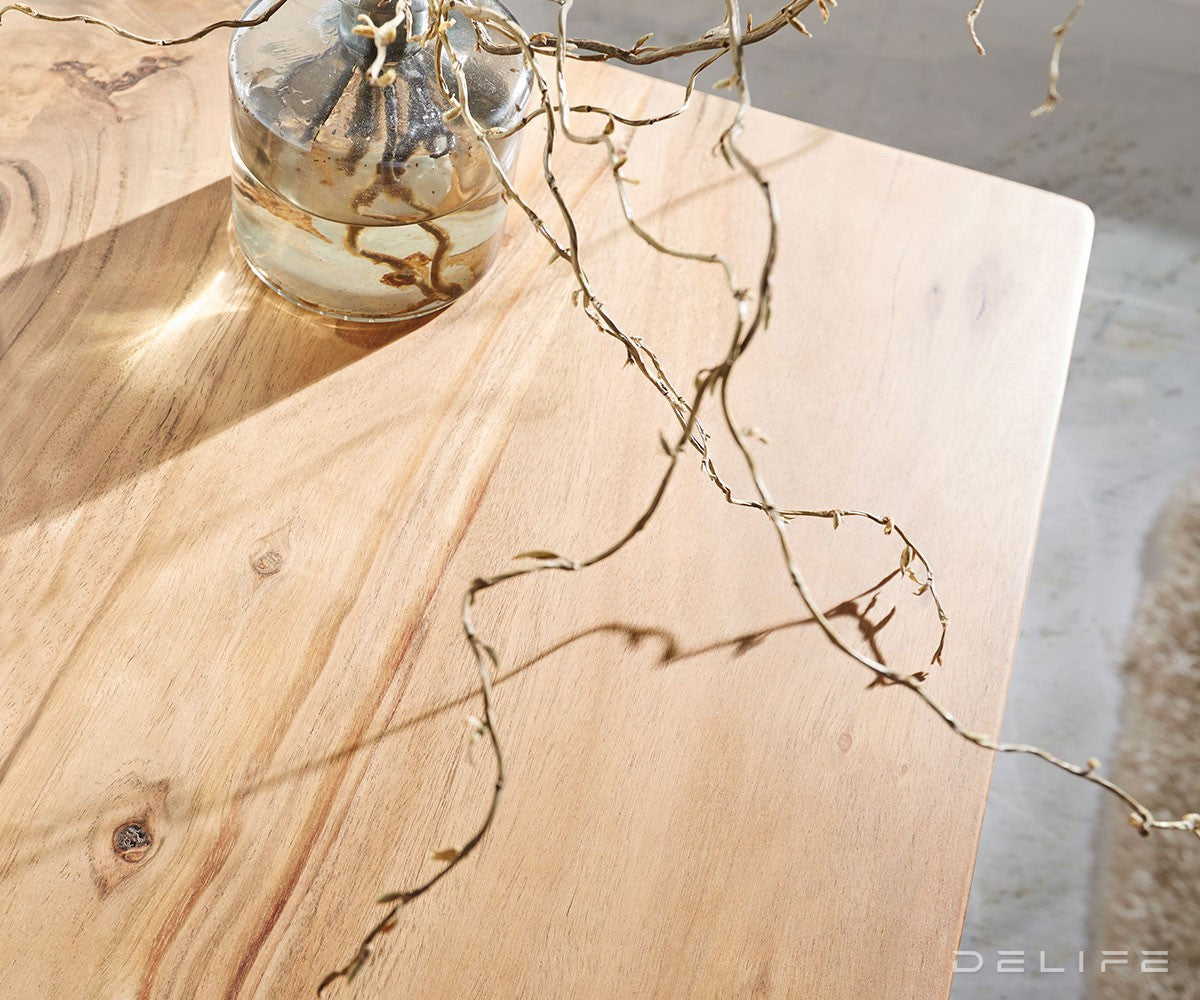 Komoda Live Edge, 3 ladice, 1 pretinac, Materijal: Bagrem