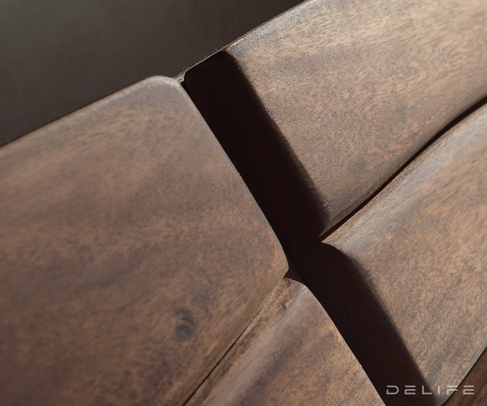 Komoda Live Edge, 3 ladice, 1 pretinac, Materijal: Bagrem