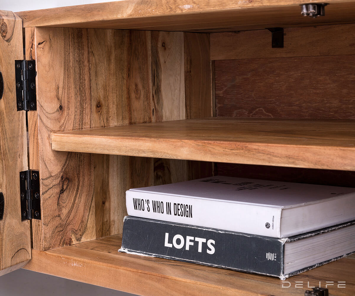 Komoda Live Edge, 200x46cm, Materijal: Bagrem